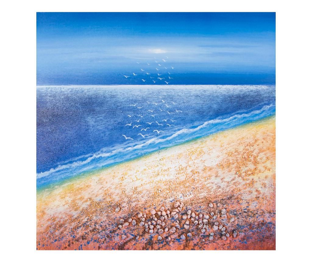 Tablou Sea View 80×80 cm – Eurofirany, Multicolor Eurofirany